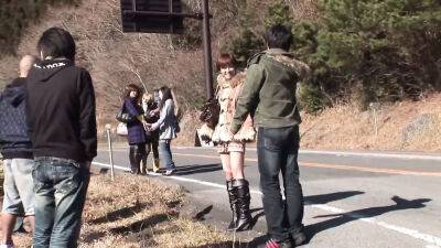 Best Japanese orgy party withs lots of sluts outdoors - Japan on vidfreenow.com