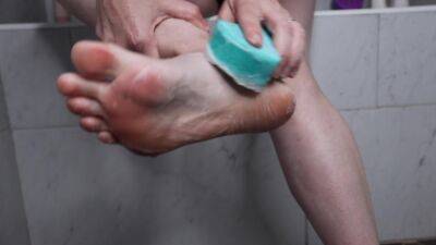 Solo Lonely Wife Needs You Worship Clean Feet Sheer Socks Soapy Foot Scrub No Talking on vidfreenow.com