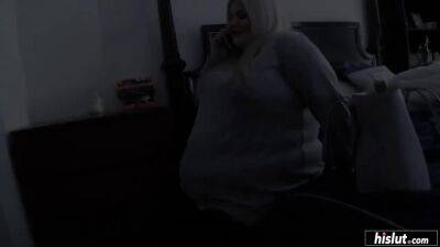 BBW Busty Brogan lifts her big belly so you can see his dick slip in! - Big tits on vidfreenow.com