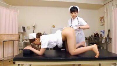 Asian nurses finger each other - Japan on vidfreenow.com