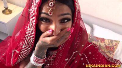 Real Indian Desi Teen Bride Fucked In The Ass And Pussy On Wedding Night - India on vidfreenow.com