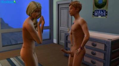 The Stepmother and her Nineteen Year old Stepson Played with each other for a while (Sims 4 Version) on vidfreenow.com