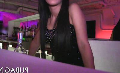 Night club chick gets fucked behind a bar for cash on vidfreenow.com