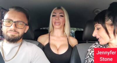 Jennyfer Stone shows her big ass and her pussy in the car - Big tits on vidfreenow.com