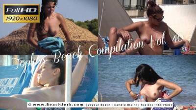 Topless Beach Compilation Vol.40 - BeachJerk on vidfreenow.com