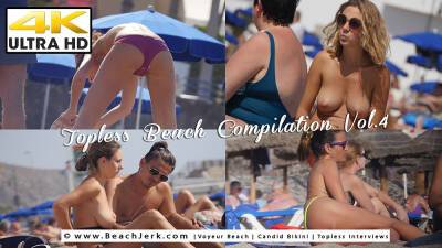 Topless Beach Compilation Vol4 - BeachJerk on vidfreenow.com