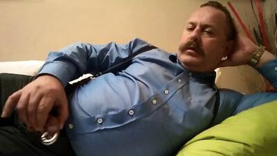 Big moustached daddy on vidfreenow.com