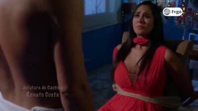 Melissa Paredes Red Cleave Gagged on vidfreenow.com