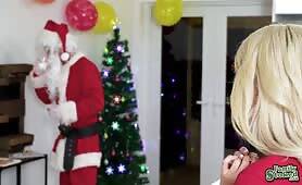 Madison taste Santa's big cock on vidfreenow.com