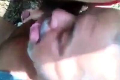 Daddy bear sucking cock in forest on vidfreenow.com