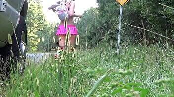 (Free Version) "Hitchhiking Rave Slut" (Part 1) - Nikki Dicks finds herself lost on the way to Rave. As luck has it, a nice stranger lends his hands to assist.. on vidfreenow.com