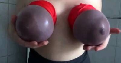 Slap them purple titties! on vidfreenow.com