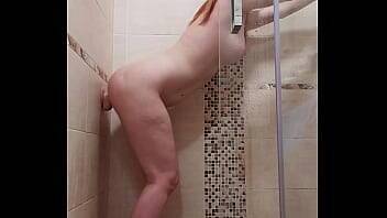 Juicy Redhead Sucks and Masturbates to Crazy Orgasm with Dildo in the Bathroom on vidfreenow.com