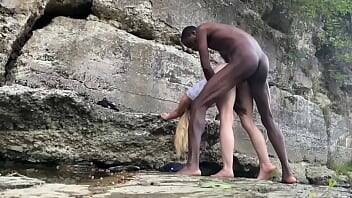 BigDaddyKJ: Interracial Couple Fucks On Hike | Preview on vidfreenow.com