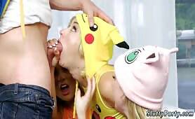 Massive orgy first time Poke Man Go! on vidfreenow.com