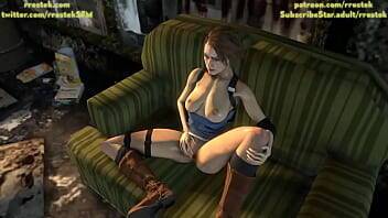 Jill Valentine getting a Big Surprise 3D Animation on vidfreenow.com