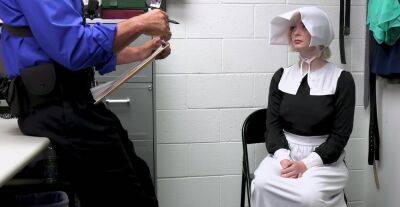 Pale blonde nun Annie Archer gets fucked hard for stealing. HD on vidfreenow.com