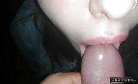 Girl swallows a lot of cum I cum in her mouth on vidfreenow.com