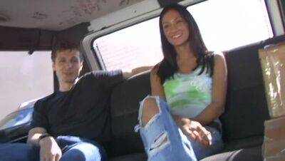 Picked up a college girl, then gets banged out on BangBus on vidfreenow.com