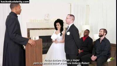 Boda - Denise milani in interracial wedding gangbang with cum on tits on vidfreenow.com