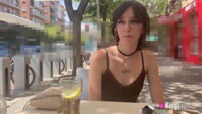 Hairy-pussied teen picked up in the street to fuck a much-older dude - Spain on vidfreenow.com