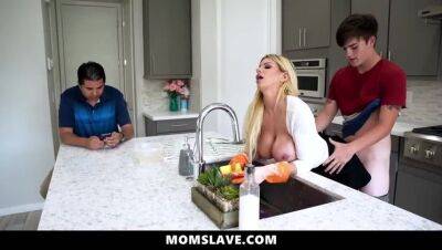 MomSlave.com- Stepson Can Fuck His Hot Stepmom Whenever He Wants - Brooklyn Chase on vidfreenow.com