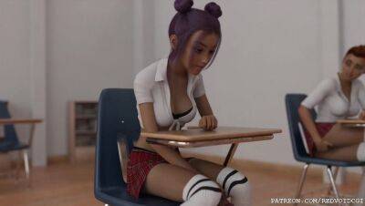 Unruly Students by Redvoidcgi (futanari fucks herself in public classroom) on vidfreenow.com