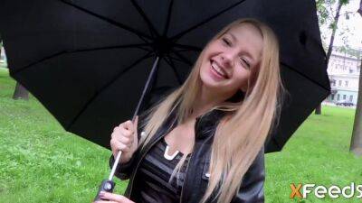 Dude meets cute blondie and invites her at home to have some good shag - Russia on vidfreenow.com