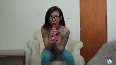 Alt Girl With Glasses And High Socks Sucks And Fucks Dildo - Madrid on vidfreenow.com