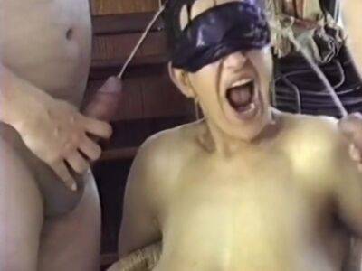 Blindfolded Wife Pisses With Friends on vidfreenow.com