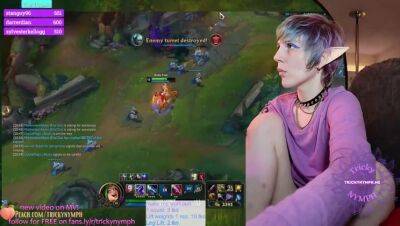 Tricky Nymph Plays League of Legends on Chaturbate! 25 Kills on Jinx!! on vidfreenow.com