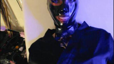 Eva Latex Sex In Chair Wet Pussy Slowly Fucked Big Dick Leather Ebony German Hot Milf Mask Pov - Germany on vidfreenow.com