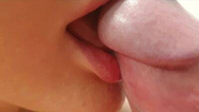 EXTREME CLOSEUP homemade 4k cock sucking to full mouth cum on vidfreenow.com