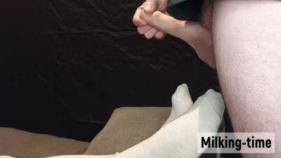 Oh No Not On My Bed Socks! 2x Cum On Feet Mini-compilation (milking-time) on vidfreenow.com