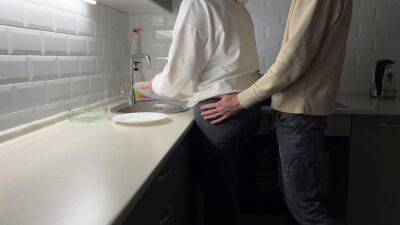 Chubby Wife with Big Tits Getting Kitchen Fuck on vidfreenow.com