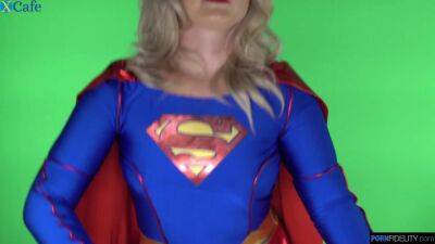 Horny superwoman Lisey Sweet saves dude and gets rewarded with hard fuck on vidfreenow.com