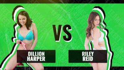 Choose your champion in this battle! Riley Reid & Dillion Harper by Team Skeet. on vidfreenow.com