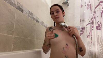 Wet Babe Having Fun In The Shower With Her Pussy on vidfreenow.com