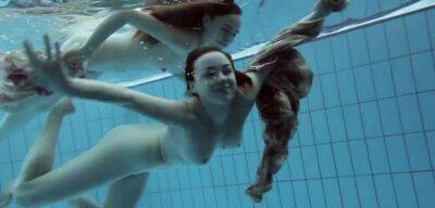 Euro And Russian Two Dressed Beauties Underwater Anna Netrebko And Lada Poleshuk - Russia on vidfreenow.com