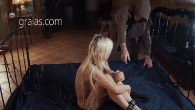 Young blonde slave gets ready to serve her Master on vidfreenow.com