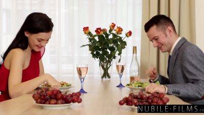 First date on the kitchen table on vidfreenow.com