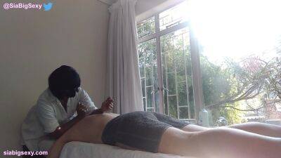 South African Massage Room Surprise Happy Ending - South Africa on vidfreenow.com