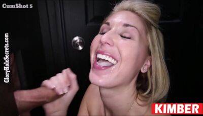 KIMBER Interracial BLOWJOB Blonde Teen Finishing Blowjobs Cum Swallow Many Fellatio BBC Cumshots GLORYHOLE Part 1 - Kimber Lynn - Kimber lynn on vidfreenow.com