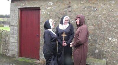 Dirty mature nuns Trisha and Claire Knight have kinky threesome on vidfreenow.com