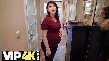 DEBT4k. Bank agent gives pregnant MILF delay in exchange for quick sex on vidfreenow.com