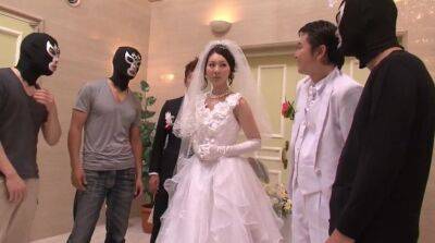 Yui Tatsumi Off-season Flowering Gangbang Wedding Aisle - Japan on vidfreenow.com