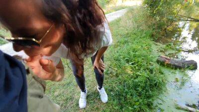 Munichgolds Outdoor Habdjob Blowjob Public In The Forest .. Have Fun on vidfreenow.com