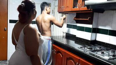 Fucking the neighbor in the kitchen - Colombia on vidfreenow.com