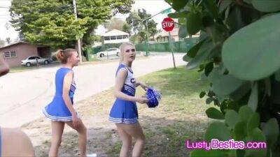 Sexy cheerleaders sucking trainers fat dick on vidfreenow.com