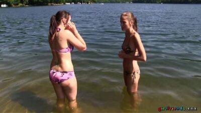 POINT-OF-VIEW Outdoor Lesbian Amazing Sex - Czech Republic on vidfreenow.com